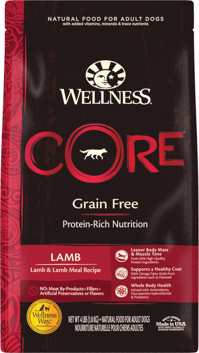 Wellness Core Canine Grain Free Lamb 4lb