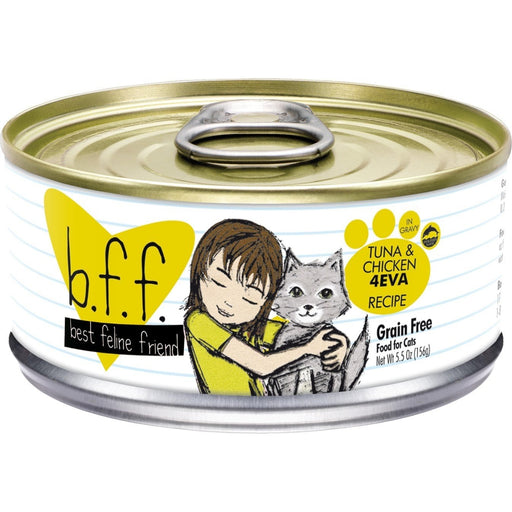 Weruva BFF Grain Free  Cat Food 4 Eva Tuna & Chicken 3 oz