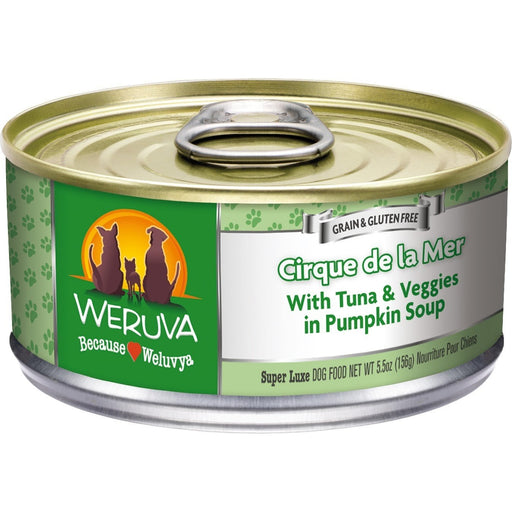 Weruva Cirque De La Mer Dog Food with Tuna & Veggies 5.5 oz
