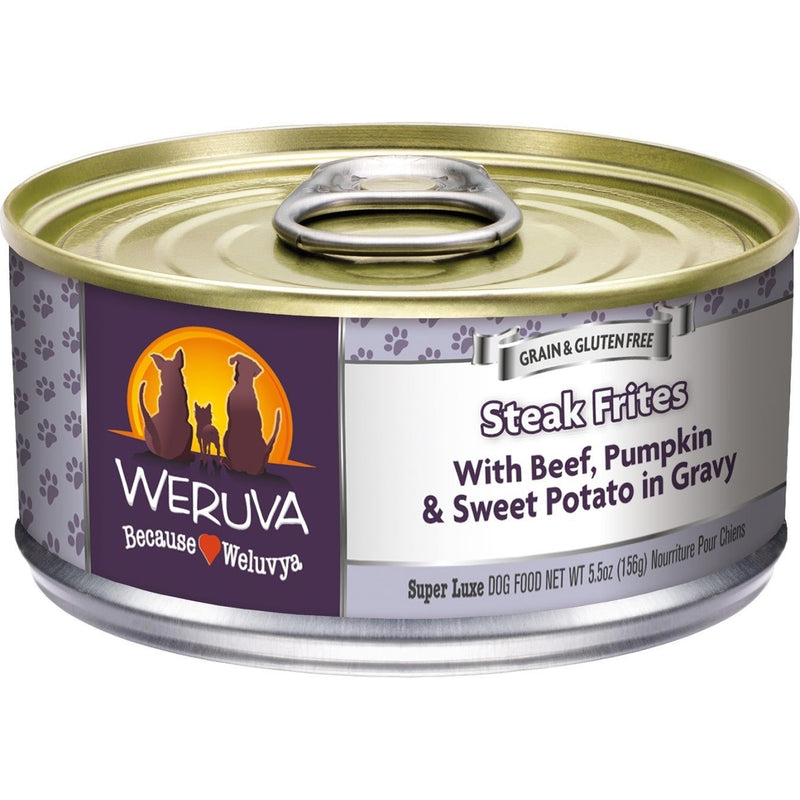 Weruva Steak Frites Dog Food 14 oz