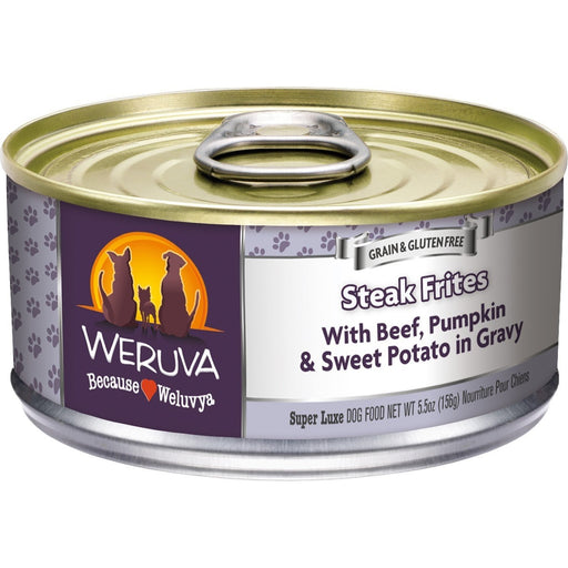 Weruva Steak Frites Dog Food 14 oz