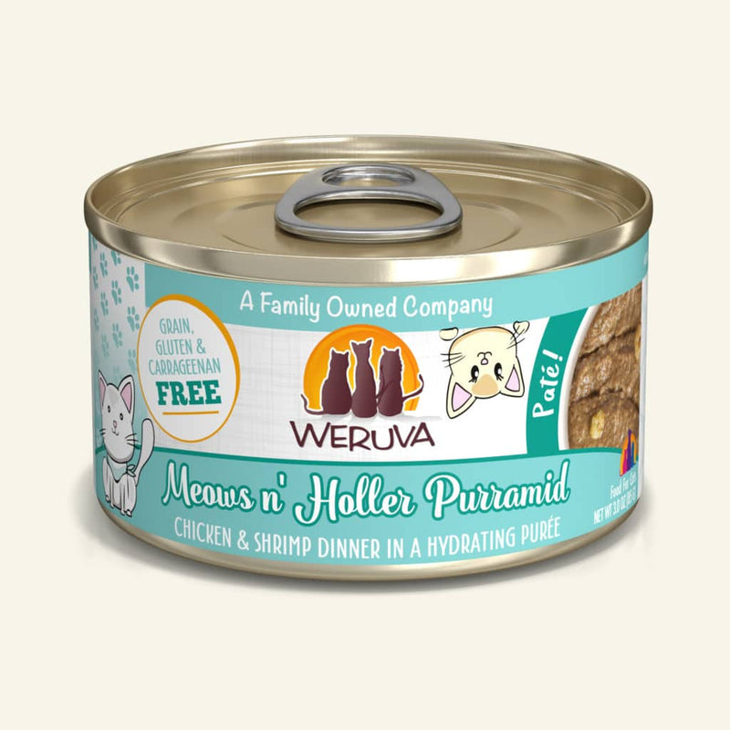Weruva Cat Meows n' Holler PurrAmid Chicken & Shrimp Dinner Paté