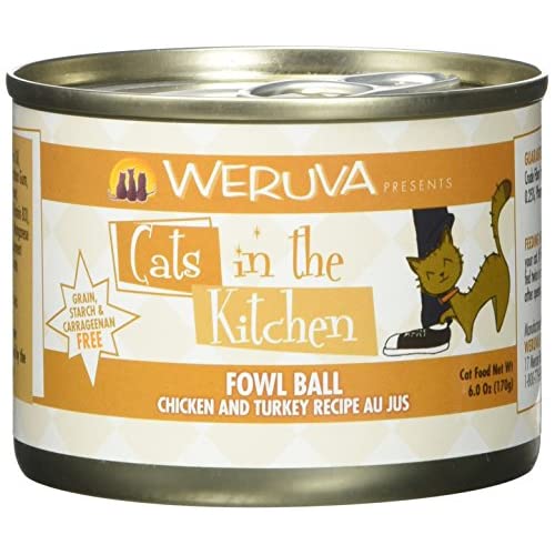 Weruva Cats in the Kitchen Fowl Ball, 6 oz Cat Food