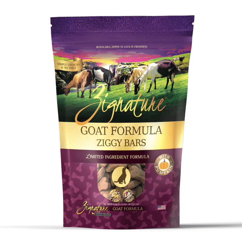 Zignature Ziggy Bars Treat, Goat Formula, 12 oz