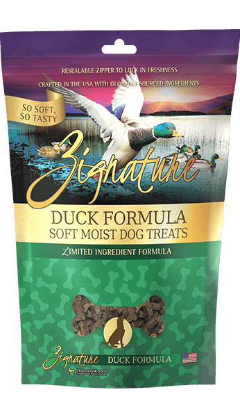 Zignature Duck Formula Soft Moist Dog Treats
