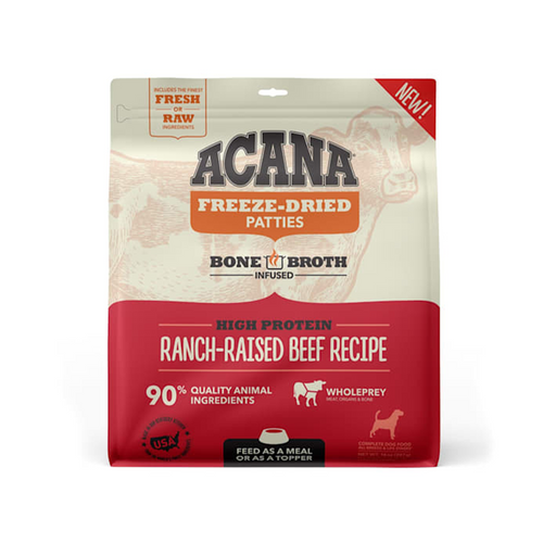 Acana Freeze-Dried Dog Food, Ranch-Raised Beef Recipe