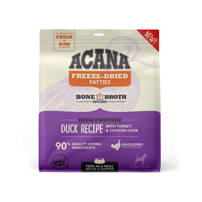 Acana Freeze-Dried Dog Food, Duck Recipe