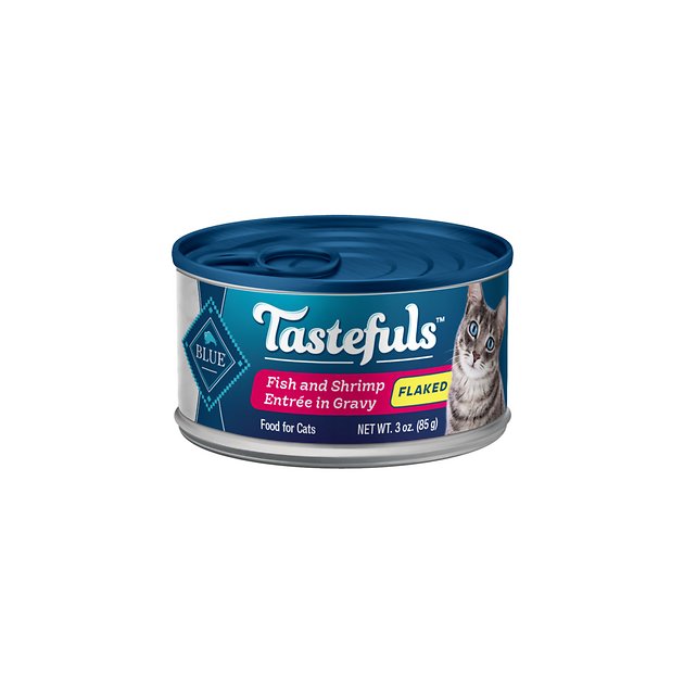Blue Buffalo Tastefuls Flaked Fish & Shrimp in Gravy Adult Canned Cat Food