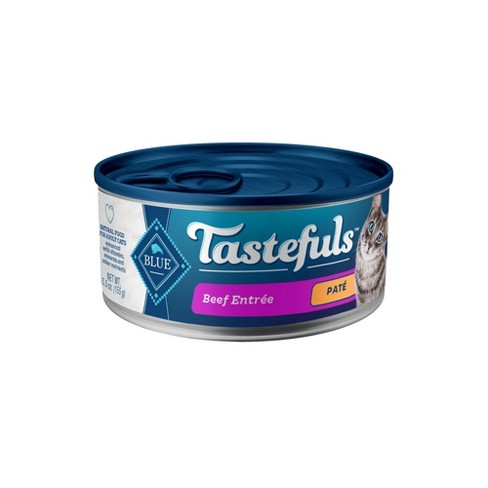 Blue Buffalo Tastefuls Beef Paté Adult Canned Cat Food, 5.5 oz