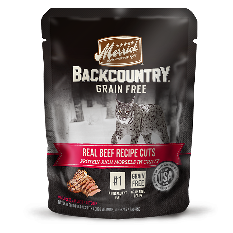 Backcountry Real Beef Cuts Cat Food 3 oz