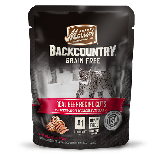 Backcountry Real Beef Cuts Cat Food 3 oz