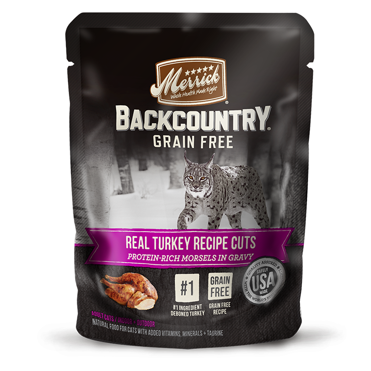 Backcountry Real Turkey Cuts Cat Food 3 oz
