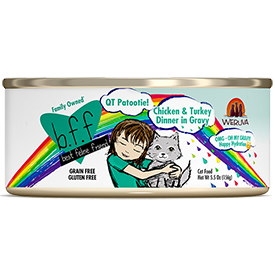 Weruva BFF QT Patootie Chicken and Turkey 5.5 oz Can Cat Food