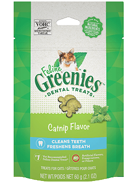 Greenies Feline Dental Treats Catnip Flavor