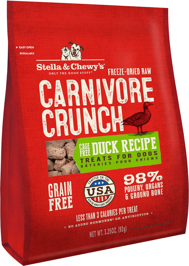 Stella & Chewys Carnivore Crunch Treat 3.25 oz