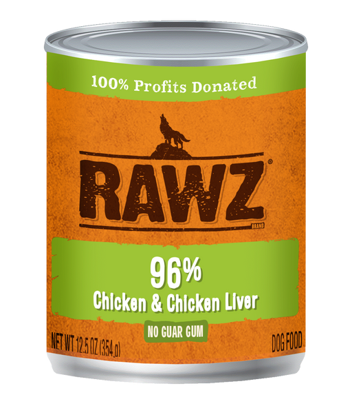 Rawz 96% Chicken & Chicken Liver 12.5oz