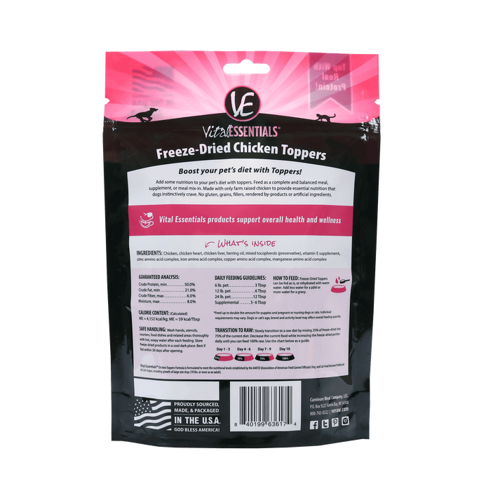 Vital Essentials Beef Freeze-Dried Grain Free Meal Boost Topper