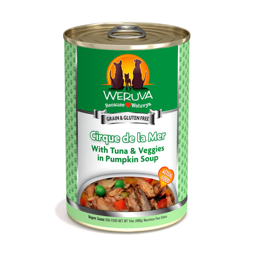 Weruva Cirque De La Mer Dog Food with Tuna & Veggies 14 oz
