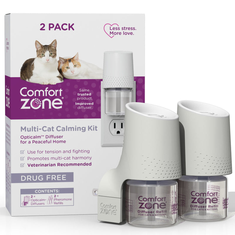 Comfort Zone Multi-Cat Calming Diffuser Kit