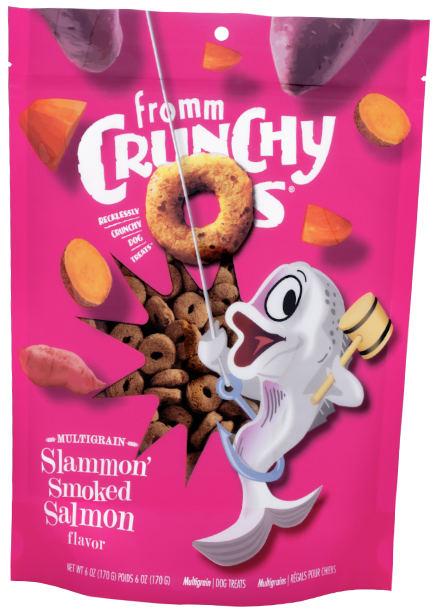 Fromm Crunchy O's Dog Treats - Salmon Flavor