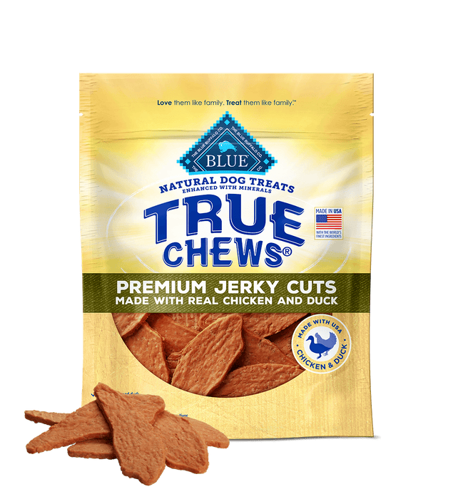 True Chews Premium Jerky Cuts, Chicken & Duck, 12 oz