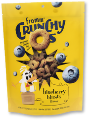 Fromm Crunchy O's Dog Treats - Blueberry blasts flavor
