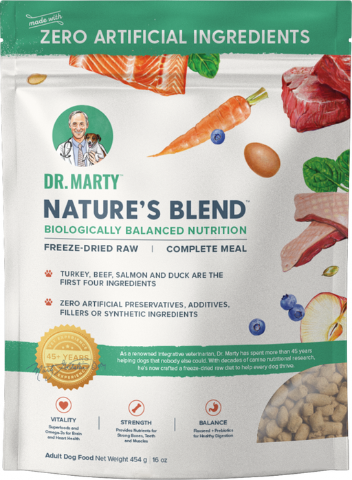 Dr. Marty Nature's Blend Premium Freeze-Dried Raw Dog Food