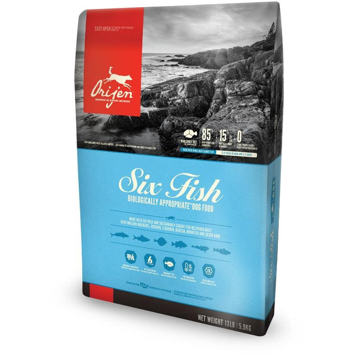 Orijen 6 Fish Grain-Free Formula Dry Dog Food - 13 lb
