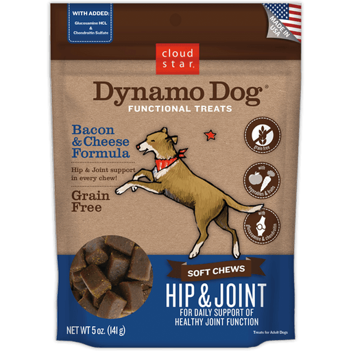CloudStar Dynamo Treat Hip and Joint Bacon/Cheese 5 oz