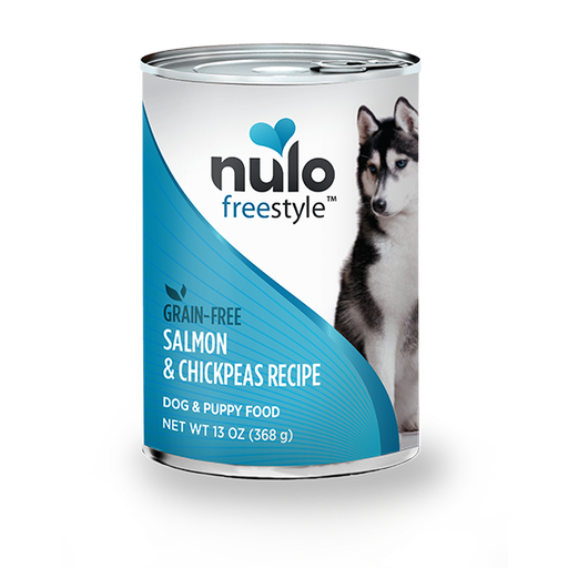 Nulo Freestyle Salmon & Chickpeas Recipe Grain-Free Canned Dog Food, 13 oz
