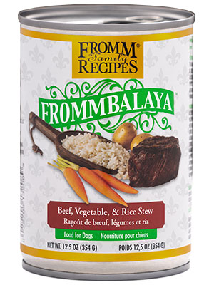 Fromm Dog Can, Frommbalaya Beef, Vegetable, & Rice Stew, 12.5 oz