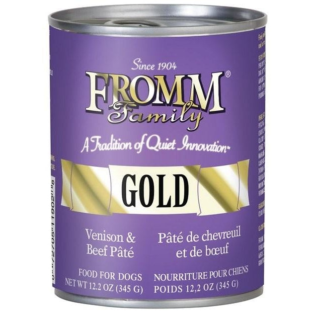Fromm Gold Venison & Beef Pate 12oz