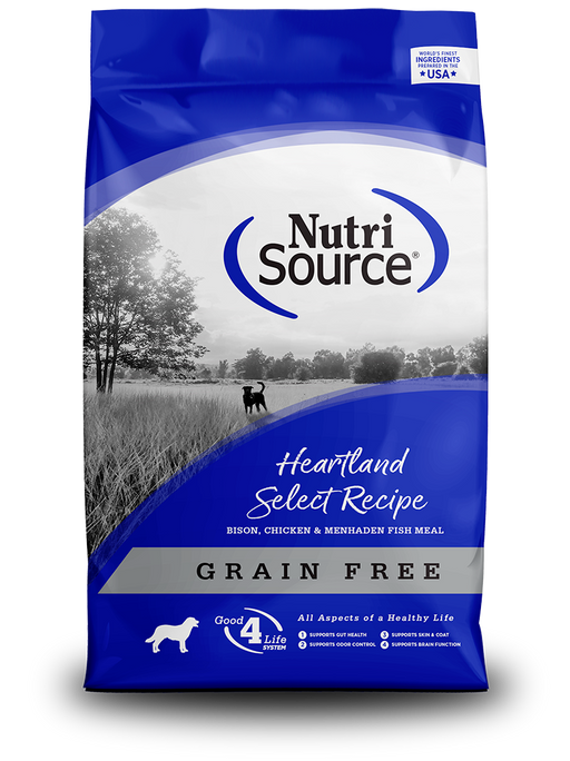 NutriSource Grain Free Heartland Select Bison Dog Food