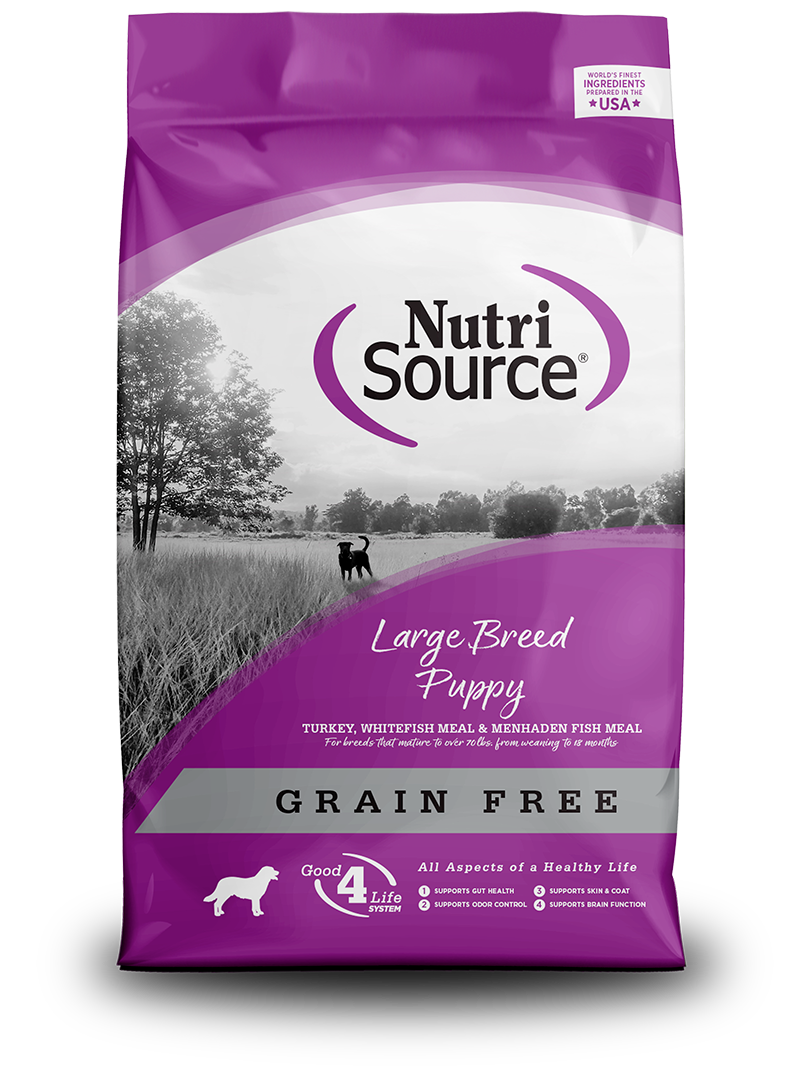 NutriSource Grain-Free Large Breed Puppy Formula 26 lbs