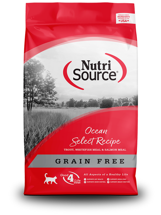 NutriSource Ocean Select Trout Dry Cat Food 6.6 lb