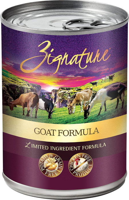 Zignature Goat Formula Wet Dog Food 13 oz