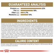 fine print of royal canin shih tzu dry dog food