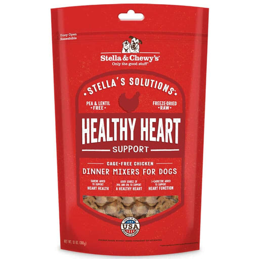Stella & Chewy's Stella's Solutions for Dogs Healthy Heart Support Freeze-Dried Raw Dinner Mixers 13oz