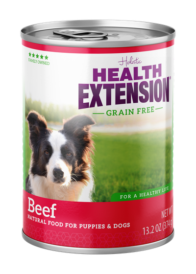 Holistic Health Extension Grain Free Beef Canned Dog Food, 13.2 oz