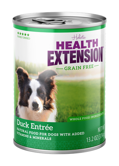 Holistic Health Extension Grain Free Duck Entree Canned Dog Food, 12.5 oz