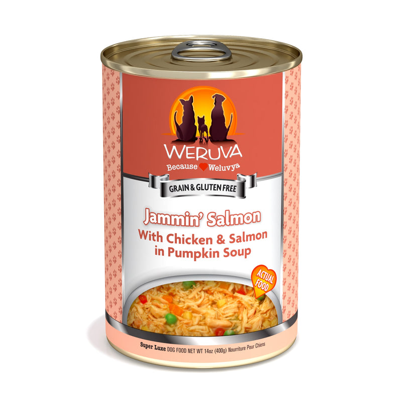 Weruva Jammin Salmon Dog Food 14 oz
