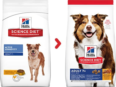 Science Diet Adult 7+ Chicken & Barley Recipe dog food