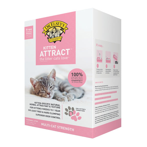 Precious Cat Dr. Elsey's Kitten Attract Scoopable Cat Litter 20 lb