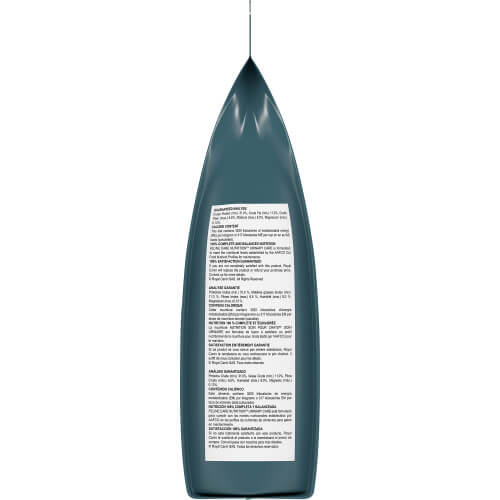 side of bag for urinary care dry cat food bag