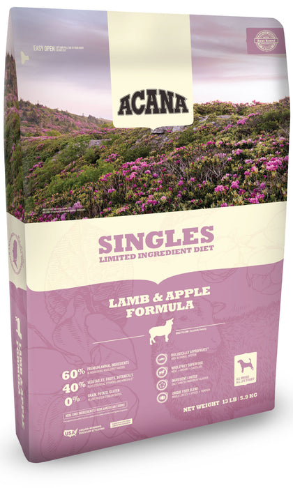 Acana Singles Lamb and Apple Recipe Dry Dog Food