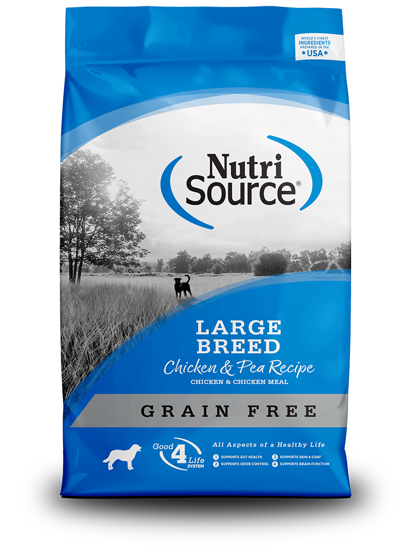 NutriSource Large Breed Chicken & Pea Recipe 30lb