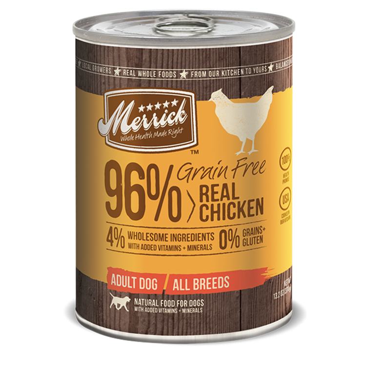 Merrick 96% Grain Free Chicken 13.2 oz 