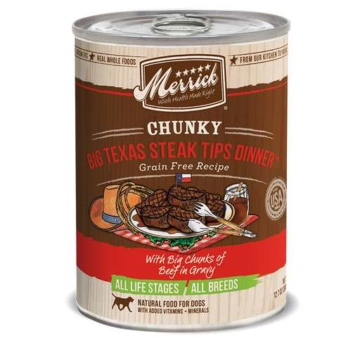 Merrick Chunky Big Texas Steak Tips Dinner 12.7 oz
