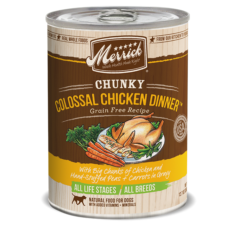 Merrick Chunky Colossal Chicken Dinner 12.7 oz 