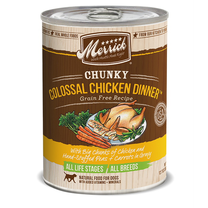Merrick Chunky Colossal Chicken Dinner 12.7 oz 